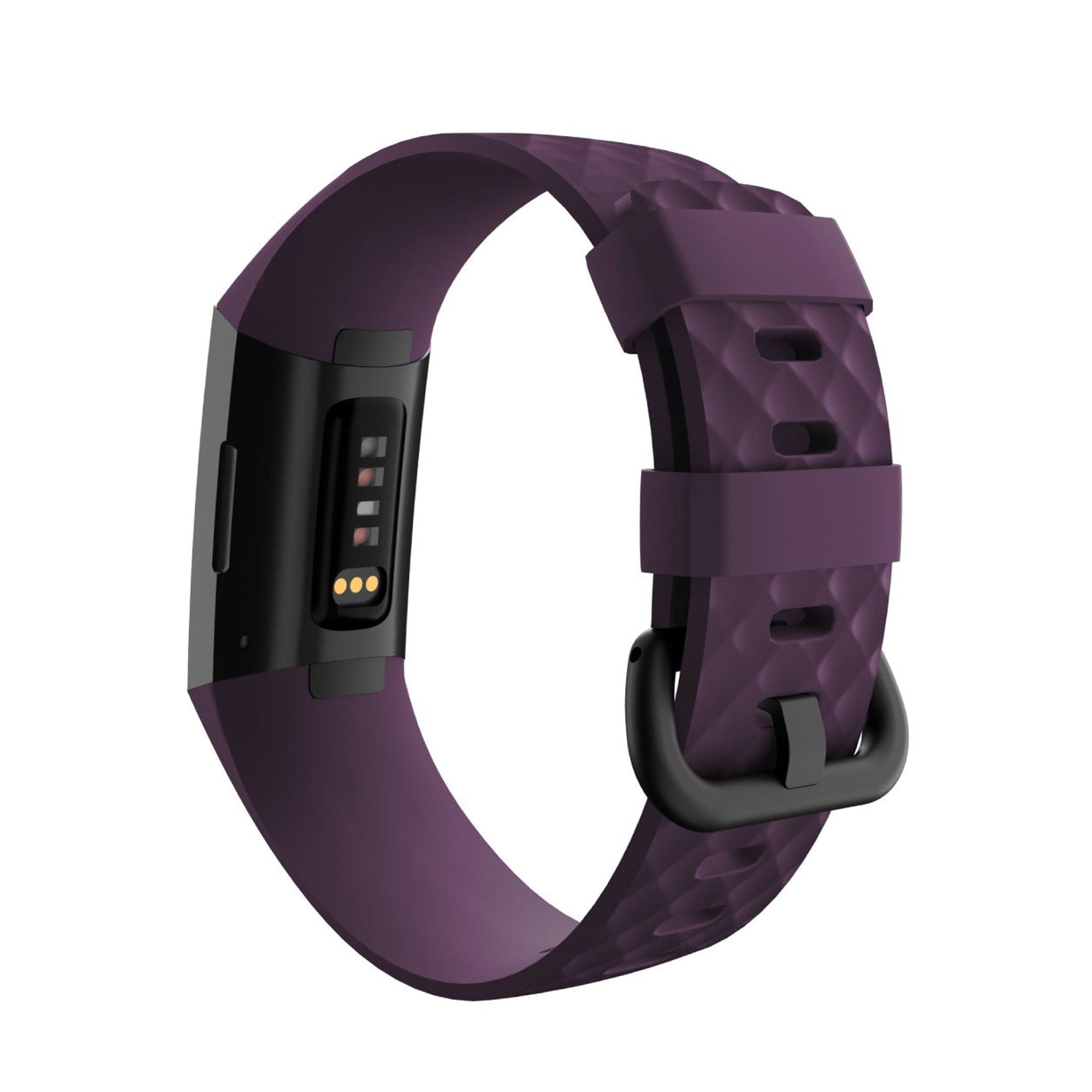 Fitbit Charge 3 bands, by Zodaca Replacement Band Silicon Wristband Watch Straps For Fitbit