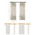 thumbnail image 6 of Fsddascl Purple Lavender Blackout Curtains for Bedroom/Living Room, Thermal Insulated Kitchen Curtains, Spring Rustic Wildflowers Botanical Beige Grommet Darkening Window Treatment Drapes 52"x84"x2, 6 of 6