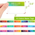 thumbnail image 2 of Etiquetas adhesivas Joyberg Rainbow, 345 unidades, 15 colores (7,6 x 5 cm), 2 of 7