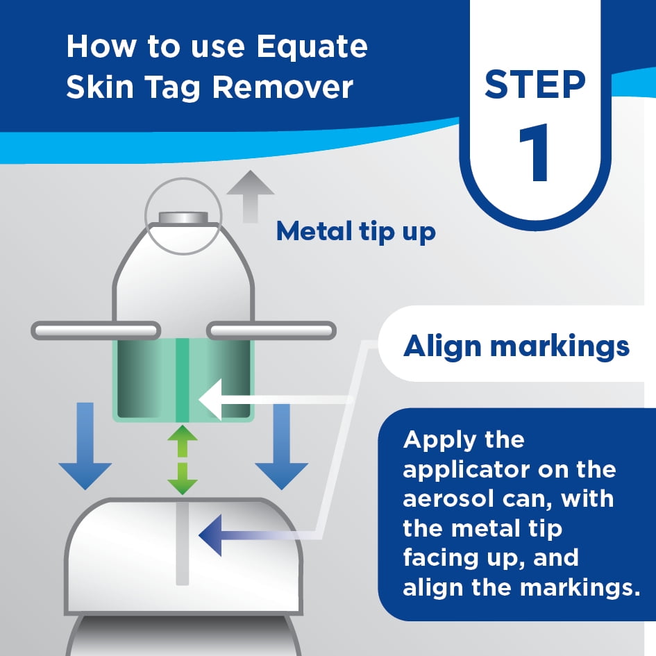 Equate Freeze Skin Tag Remover with Precision Metal Tip Applicator, 1.6 fl oz