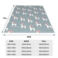 thumbnail image 3 of Sikiie Cartoon Poodle Dog Ultra-Soft Micro flannel Blanket Luxury All Seasons Warm Blanket for Bedding Sofa and Travel (4 sizes)-80"x60", 3 of 7