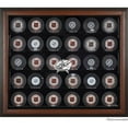 thumbnail image 2 of Los Angeles Kings 30-Puck Brown Display Case, 2 of 3