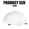 thumbnail image 5 of Reusable And Collapsible Pop-Up Encrypted Mesh Food Net Protector, Easy To Clean Galvanized Stainless Steel Garden Plants Protector Fine Net Screen Umbrella (6 Pack), 5 of 5