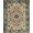 Brown Green Beige, Pattern 9, variant on ODIKA 8'x10' Washable Area Rug Vintage Boho Trellis Ornamental Distressed Border Scrolls Scroll for Dining Room, Large Office, Lounge, Non-Slip Chair-Friendly Mat