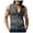 Dark Gray, variant on Cashmere Men's Cardigan Men's Hooded Zip Front Cardigan Sleeveless Vest Casual Sports Outerwear Jacket