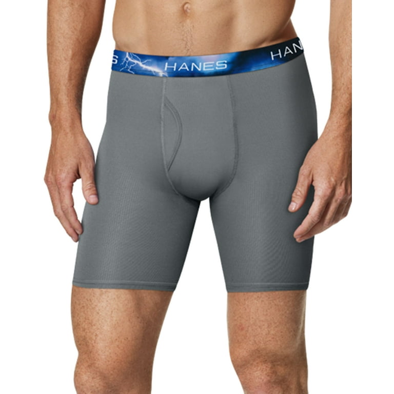 Hanes-X-Temp 2.0 Air Long Leg Boxer Brief-Assorted-2X Large 