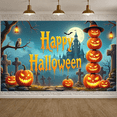 thumbnail image 6 of Pumpkin Decoration Happy Halloween Outdoor Decoration Haunted House for Halloween Party Outdoor Event Autumn Celebration, 6 of 9