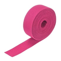 Uxcell Elastic Bands for Sewing, 1 Inch 2 Yards Knit Elastic Spool [Rose red]