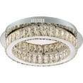thumbnail image 5 of Quoizel PCEM1619C Platinum Collection Embrace Flush Mount in Polished Chrome, 5 of 6