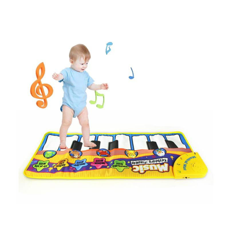 New Musical Music Kid Piano Play Baby Mat Animal Educational Soft Kick Toy 