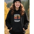 thumbnail image 4 of Street Basketball Hoodie for Men and Women, Unisex Pullover Hooded Sweatshirt, Comfortable Cotton Poly Blend, Casual Streetwear for Sport Fans, 4 of 5