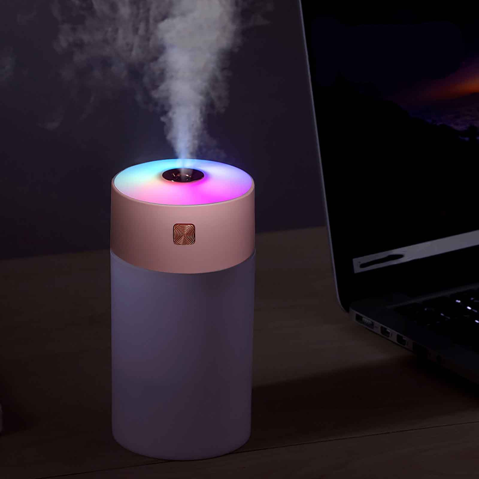 Dengmore Cool Mist Humidifier Little Rainbow Cup Car Humidifier USB Mini  Mist Gift Aromatherapy Car Humidifier for Bedroom Room Office Car Living  Room and Dining Room Living Room 