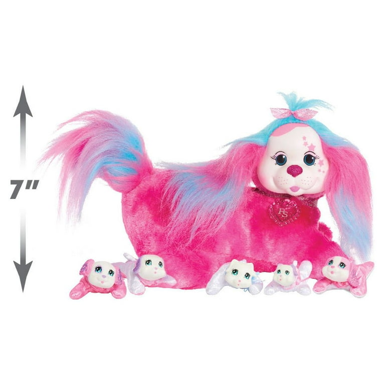 Puppy Surprise Cassie, Pink, Stuffed Animal Dog and Babies, Toys for Kids,  by Just Play
