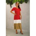 thumbnail image 1 of Nouvelle Robe Décontractée à Manches Courtes Col en V pour Femmes, 1 of 2