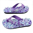 thumbnail image 5 of Zpanxa Slippers for Women Summer Flip Flops Shoes Sandals Slipper indoor & outdoor Flip-flops PP36 Flip Flops for Women Purple 36, 5 of 5