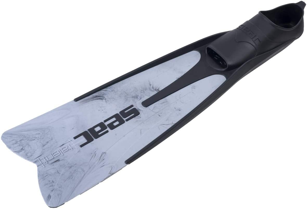 SEAC Adult Unisex Talent Fins, Color: Gray Camouflage, Size: 4-5.5