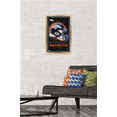 thumbnail image 2 of NFL Denver Broncos - Neon Helmet 23 Wall Poster, 14.725" x 22.375" Framed, 2 of 5