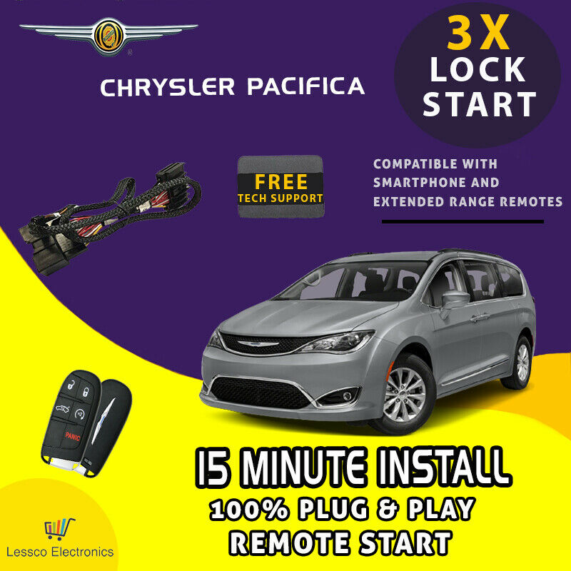 100 Plug & Play Remote Start fits 20192021 Chrysler Pacifica Hybrid