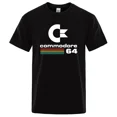 thumbnail image 4 of Camisetas holgadas para hombre, camiseta de verano con estampado Commodore 64, camiseta C64 SID Amiga, diseño retro moderno, camiseta de manga corta de algodón, 4 of 5