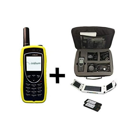 SatPhoneStore Iridium 9575 Extreme Satellite Phone Traveler Package with Solar Charging Panel, Travel Case and Blank Prepaid SIM Card Ready for Easy Online (Best Prepaid Phone Canada)