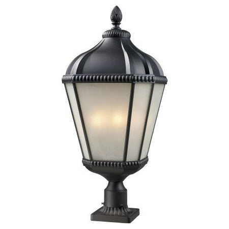 Z-Lite Waverly 513PHB-BK-PM Outdoor Post Light