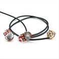 thumbnail image 4 of Arnés de Precableada de Bobina Única Cerrada con Control de Volumen para Guitarra Eléctrica de Guitarra Negra con Línea, 4 of 5