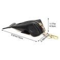 thumbnail image 3 of Vjnyvs Leather Coin Purse Mini Zipper Change Purse Keychain Cute Whale Key Ring Coin Holder Wallet For Headset Lipstick Jewelry, 3 of 7