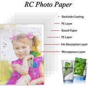 Koala Premium Glossy Inkjet Photo Paper 8.5 x 11 54lb 100 Sheets Water-Resistant 200gsm 8Mil for Everyday Photo Printing