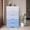 Gradient blue, variant on Freestanding 5 Drawers Dresser Modern Vertical Stackable Chest Closet Organizer Underclothes Toys Storage Tower Plastic Storage Cabinet White/Gradient Blue/Multi-Color