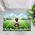 thumbnail image 4 of Happy Easter Hello Spring Wirehaired Pointing Griffon Playing Football Doormat Dog Lover Indoor Outdoor Welcome Mat - 13003, 4 of 5