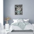thumbnail image 6 of Butterfly Cotton Bathroom Wall Art Teal Butterfly Floral Pictures Wall Decor Farmhouse Rustic Cotton Canvas Prints Artwork Painting Modern Home Decorations For Bedroom Living Room Framed 12"x16", 6 of 6