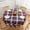 Plaid Bleu V56-Rouge, variante sur Nappe à Carreaux Buffalo Orange et Blanche Automne Action de Grâce 60 x 120 Pouces Nappe Rectangulaire – Nappe Oblongue Orange à Carreaux Vichy en Polyester Style Ferme, Housse de Table Réutilisable Résistante à l'Eau
