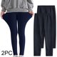 thumbnail image 1 of Odeerbi 3-12 Años Niñas 2 Pcs Leggings Mallas Elásticas Lycra Pantalones de Comodidad Suavidad Transpirable Pantimedias, 1 of 9