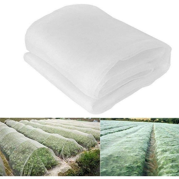 Filet de protection contre les insectes à mailles fines pour jardin, serre, plantes, fruits, fleurs, cultures, insectifuge, 10 x 2,5 m