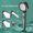 Gun gray, variant on TYPPKMM High-Pressure Gun Gray Shower Head with 3 Modes Energy Saving Water Saving Handheld Bathroom Shower Sprayer with Hose