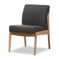 thumbnail image 1 of Baxton Studio Wera Accent Slipper Chair in Dark Gray, 1 of 9