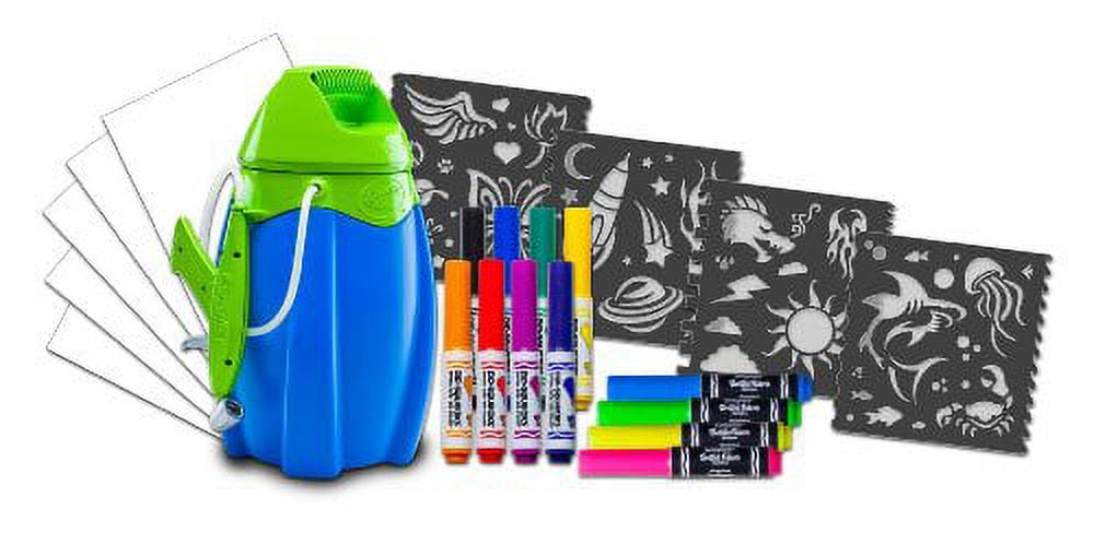 KONGPILI Air Marker Sprayer Kit for Kids - Graffiti Stencils, Blow Pen —  CHIMIYA