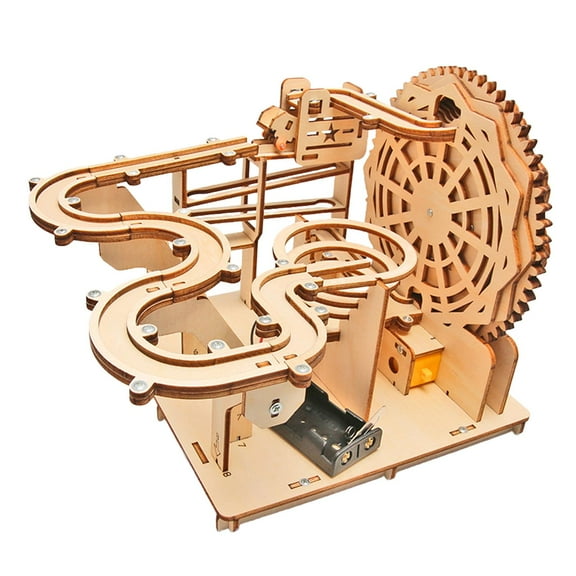 Colcolo 3D Wooden Puzzle s Toys Creative Marble Run for Teens Adults Home Decor