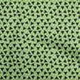 thumbnail image 1 of oneOone Cotton Poplin Green Fabric Geometric Triangle With Chevron Sewing Craft Projects Fabric Prints By Yard 56 Inch Wide, 1 of 4