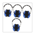 thumbnail image 1 of Cache-oreilles de Protection Anti-Bruit à Réduction de Bruit pour l'Apprentissage du Sommeil, Écouteurs à Réduction de Bruit pour Étudiants, Cache-Oreilles Insonorisants, 4 x Cache-Oreilles à Réduction de Bruit, Bleu&Noir, 1 of 7