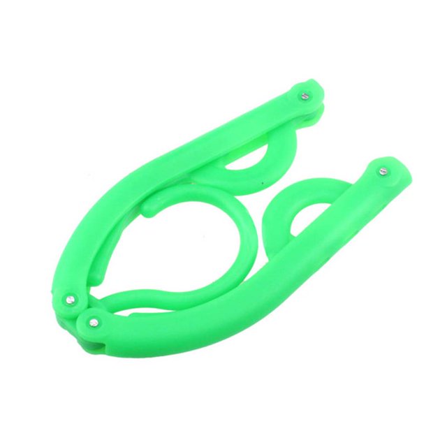 Portable Folding Plastic Clothing Coat Hanger Multifunctional Travel Rack Multifunctional Travel Foldable Hanger Children Clothes Drying Rack Xingzhi
