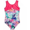 thumbnail image 2 of Rainbeau Moves Girls Dance & Gymnastics Floral Keyhole Back Leotard, XS-XL, 2 of 4