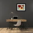 thumbnail image 3 of Pinto, Patricia 32x25 Black Ornate Wood Framed with Double Matting Museum Art Print Titled - Red Modern Romance, 3 of 4