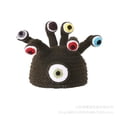 thumbnail image 2 of Sombrero hecho a mano de otoño e invierno, pulpo, animación hecha a mano, tentáculo de parásito, sombrero de lana extraño, cálido regalo de Navidad, 2 of 2