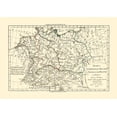 thumbnail image 2 of Santini 14x11 White Modern Wood Framed Museum Art Print Titled - Ancient Germany - Santini 1794, 2 of 4