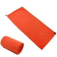 thumbnail image 4 of Yuarrent Saco de dormir de lana Polar ultraligero portátil al aire libre tienda de campaña cama de viaje cálido saco de dormir forro de aislamiento de carpas naranja amarillo Yuarrent HW5608-12, 4 of 6
