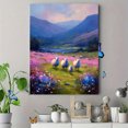 thumbnail image 4 of Qisvanset 12x16 Inch Japanese Garden Lanterns Oil Painting Canvas Print Wall Art, 4 of 5