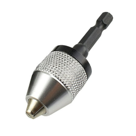 

Poaug Hooks on Sale Clearance 1/4In Keyless Drill Bit Chuck Hex Shank Adapter Converter Quick Change 0.3-6.5Mm Silver