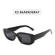 thumbnail image 1 of Gafas de sol vintage de moda 2023 para mujer, diseño de marca, estilo retro, rectangulares, con lentes UV400, 1 of 4