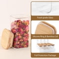 thumbnail image 7 of MEGADOO 8oz Glass Spice Jars with Bamboo Lids, 12 Pack Airtight Seasoning Containers with Labels, 7 of 7